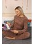 Polar Kadın Pijama Takımı Sütlü Kahve 2