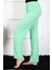 Kadın Pamuklu Tek Alt Pijama Fıstık Yeşili 4