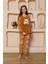 Kız Çocuk Welsoft Polar Pijama Takımı Sütlü Kahve 1