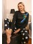 Kadın Uzun Kol Penye Pijama Takım Siyah 6