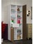 Banyo Dolabı Çok Amaçlı Dolap Mutfak Dolabı Ofis Dolabı Raflı Kapaklı 6