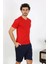Erkek Penye Kırmızı 3'lü Pijama Takımı 6