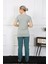 Kadın Kısa Kol Penye Pijama Takımı 4