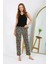 Kadın Penye Smile Desenli Tek Alt Pijama 1