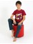 Erkek Çocuk Kısa Kol Penye Pijama Takım Bordo 2