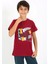 Erkek Çocuk Kısa Kol Penye Pijama Takım Bordo 3