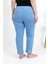 Kadın Pamuklu Büyük Beden Alt Pijama Mavi 6