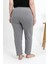 Kadın Pamuklu Büyük Beden Alt Pijama Gri 6