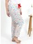 Kadın Pamuklu Büyük Beden Alt Pijama Ekru 7