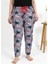 Kadın Pamuklu Büyük Beden Alt Pijama Somon 7