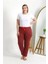 Kadın Pamuklu Büyük Beden Alt Pijama Yavruağzı 8