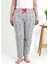 Kadın Pamuklu Büyük Beden Alt Pijama Gri 7