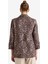 Loose Fit Ceket Yaka Leopar Desenli Blazer Ceket E1483AX25AU 7