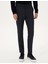 Erkek Lacivert Slim Fit Kanvas Pantolon 50317275-VR033 2