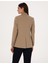 Kadın Bej Slim Fit Ceket 50319423-VR011 5