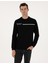 Erkek Siyah Regular Fit Bisiklet Yaka Sweatshirt 50317675-VR046 1