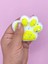 Beyaz Pati Taba Squishy Kedi Pati Sıkma 7 cm Pullu Pati Sukuşi - Sarı 2