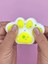 Beyaz Pati Taba Squishy Kedi Pati Sıkma 7 cm Pullu Pati Sukuşi - Sarı 5