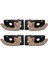 4pcs Araba Iç Kapı Kolu Solda Sola Kapı Kolu Değiştirme Seti Hyundai Tucson 2005-2009 Bej (Yurt Dışından) 3