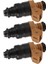 3pcs/set Yakıt Enjektör Nozul Valfi Için Chevrolet Daewoo Matiz 0.8 1.0 Petrol/lpg 96518620 96620255 96351840 ADG02801 75114255 (Yurt Dışından) 3