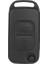 2 Düğme Flip Uzaktan Anahtar Kılıf HU64 Blade Fob Için Mercedes Benz A C E S W168 W202 Araç (Yurt Dışından) 1