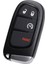 Araba Anahtarı Anahtarsız Giriş Uzaktan Kumanda Dodge Ram 1500 2500 3500 2013-2018 433MHZ ID46 Chıp 56046956AC (Yurt Dışından) 1