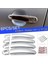 Golf Için 8pcs 4 Mk4/tavşan A4 1j 1997-2006 Kapı Kolu Kapak Trim Krom Araba Kapı Kolu Kapaklar 2 Delik (Yurt Dışından) 2