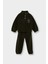 Erkek Bebek 2'li Takım Nakışlı Polar Dik Yaka Düğmeli Sweatshirt Eşofman Altı F7603A525WN 1