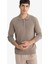 Standart Fit Polo Yaka Premium Düğmeli Triko Kazak D0454AX25AU 1
