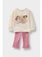 Kız Bebek Barbie 2'li Takım Sweatshirt Tayt F0528A525WN 1