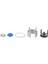 1 Set Yakıt Enjektör Nozul Mühür Onarım Kiti Audi A3 A4 A5 A6 A7 Q7 Vw Golf Passat Tiguan Jetta 06E998907E 06J98907B (Yurt Dışından) 2