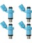 4pcs Yakıt Enjektörleri 6C5-13761-00-00 Yamaha 40HP 50HP 60HP 4 Stroke 6C5-13761 (Yurt Dışından) 1