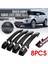 Araba Kapı Kolu Kapaklar Trim Parlak Siyah Dış Kapı Kulpları Land Rover Range Vogue L322 2002-2012 (Yurt Dışından) 2