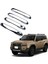 Toyota Land Cruiser Için 250 Prado LC250 2024 Araba Yan Kapı Kulpları Kapak Trim Aksesuarları Gümüş (Yurt Dışından) 3