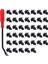 40PCS 10MM Push Tipi Plastik Tampon Çamurluk Parlama Bağlantı Elemanı Perçin Klipsleri ve Bir Tane Toka Aletini Çıkarın (Yurt Dışından) 3