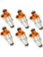 6pcs Araba Yakıt Enjektör Nozul 33007127 53003956 FJ26 FJ124 Jeep Wrangler Cherokee Yj Comanche 1987-1998 I6 4.0l (Yurt Dışından) 3