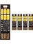 5pcs 6 LED Gece Işığı Soshine USB Güç 1W 5V Dokunmatik Dimmer Sıcak Beyaz Işık Yeni (Yurt Dışından) 1