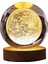 Sevgililer Günü Hediyesi Galaxy Kristal Top Lambası 3D Planet Moon Lamba USB LED Gece Işık, B (Yurt Dışından) 5