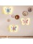 LED Kelebek Duvar Lambası 14W 85-265V Çocuk Yatak Odası Lambası Modern Kelebek Duvar Lambaları, Pembe Kanat ve Beyaz (Yurt Dışından) 5