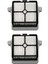 2pcs Tineco Için Yıkanabilir Hepa Filtresi Bir Kat S7/s7 Pro Kablosuz Islak Kuru Vakum Süpürge Yedek Parçaları (Yurt Dışından) 1