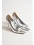 Corine Kadın Siyah Metal Aksesuarlı Sivri Burun Yüksek İnce Topuklu Ayakkabı Stiletto (9 CM) 1