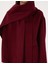 Kadın Bordo Comfort Fit Kaşe Kaban 50314273-VR014 7