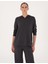 Kadın Antrasit Oversize Modal Karışımlı Kapüşonlu Sweatshirt 50314972-VR006 1