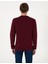 Erkek Bordo 3 Iplik Regular Fit Içi Polarlı Bisiklet Yaka Basic Sweatshirt 50315021-VR014 5