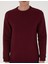 Erkek Bordo 3 Iplik Regular Fit Içi Polarlı Bisiklet Yaka Basic Sweatshirt 50315021-VR014 6