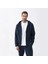 Nico Erkek % 100 Pamuk Fermuarlı Sweatshirt Lacivert 1