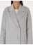 Kadın Açık Gri Melanj Kaşe Kaban 50308929-VR091 6