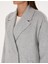 Kadın Açık Gri Melanj Kaşe Kaban 50308929-VR091 7