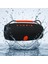 Suya Dayanıklı 2X10W Siyah Taşınabilir Bluetooth Hoparlör – Boombox Kablosuz Ses Sistemi 1