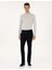 Erkek Lacivert Slim Fit Kanvas Pantolon 50309926-VR033 1